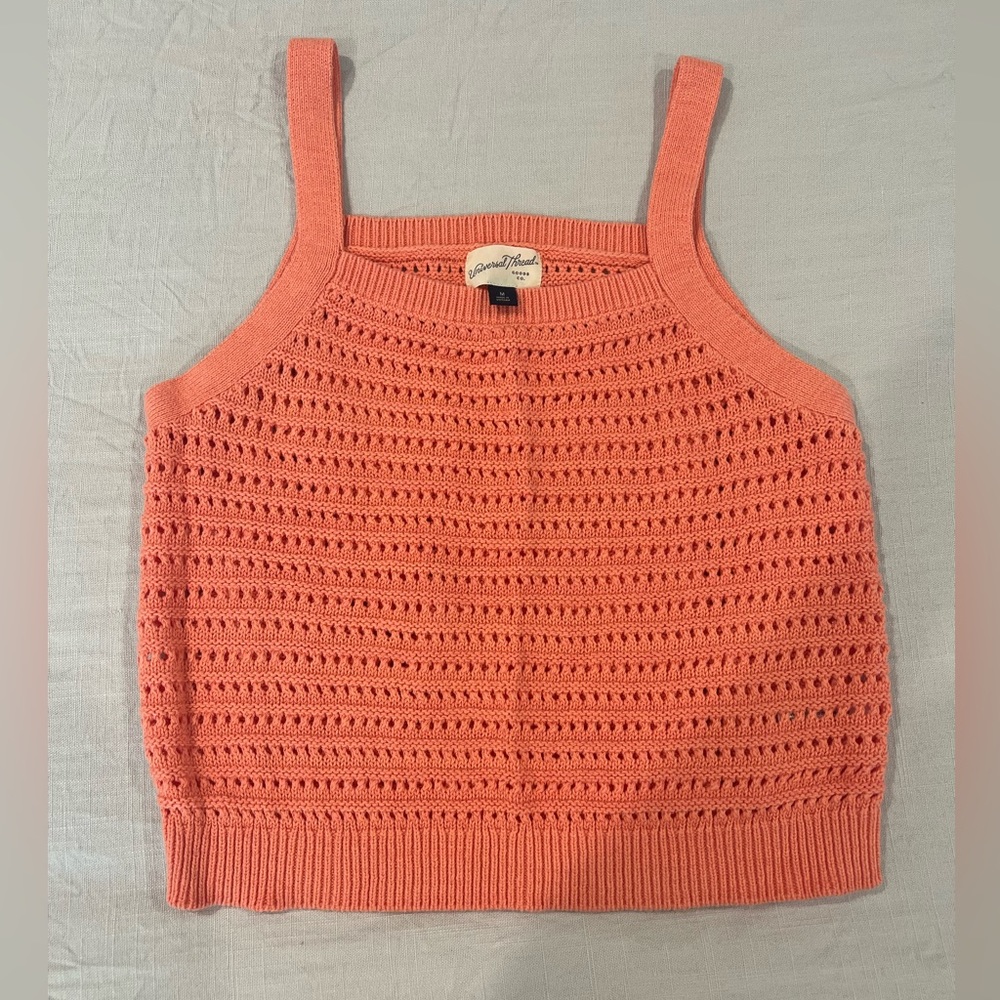 Universal Thread by Target. Never worn, size M! Coral knit sweater tank